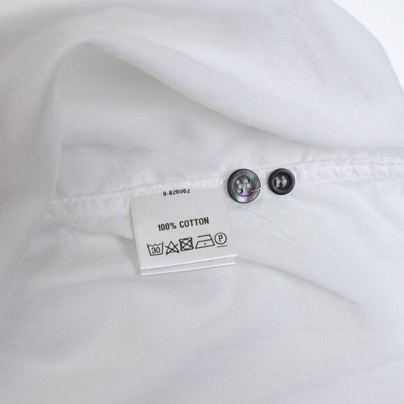 Dries Van Noten Shirt White Utility Long Sleeve Button Down Large EU 42 - Picture 14 of 15